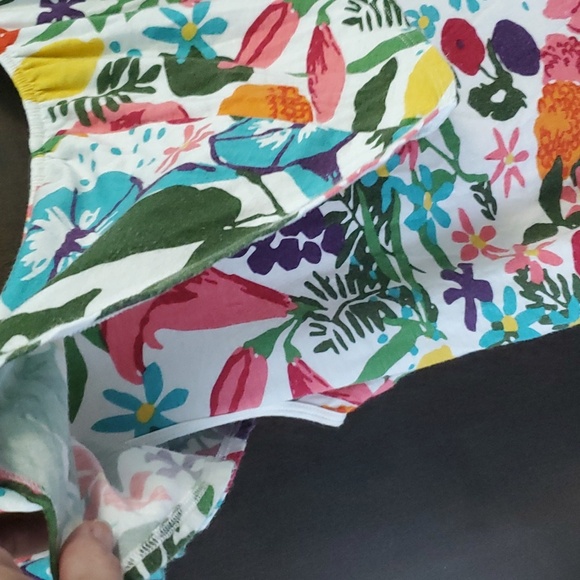 Postmark Floral Ruffle Top - Picture 3 of 9